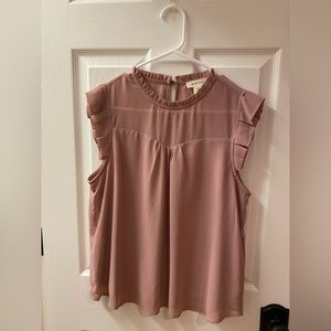 Monteau, large, women’s blouse in rose/soft pink.